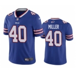 Men's Buffalo Bills #40 Von Miller Blue Vapor Untouchable Limited Stitched Football Jersey