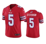 Men's Buffalo Bills #5 Marquez Stevenson Red Vapor Untouchable Limited Stitched Jersey