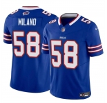 Men's Buffalo Bills #58 Matt Milano Royal 2024 F.U.S.E. Vapor Untouchable Limited Stitched Football Jersey