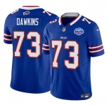 Men's Buffalo Bills #73 Dion Dawkins Blue 2025 F.U.S.E. With Farewell Patch Vapor Untouchable Limited Football Stitched Jersey