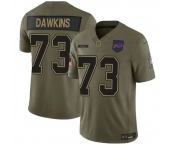 Men's Buffalo Bills #73 Dion Dawkins Olive 2025 F.U.S.E. Salute to Service Limited Football Stitched Jersey