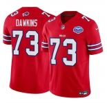 Men's Buffalo Bills #73 Dion Dawkins Red 2025 F.U.S.E. With Farewell Patch Vapor Untouchable Limited Football Stitched Jersey