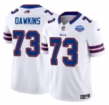 Men's Buffalo Bills #73 Dion Dawkins White 2025 F.U.S.E. With Farewell Patch Vapor Untouchable Limited Football Stitched Jersey