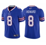 Men's Buffalo Bills #8 O. J. Howard Blue Vapor Untouchable Limited Stitched Football Jersey