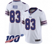 Men's Buffalo Bills #83 Andre Reed White Vapor Untouchable Limited Player 100th Season Football Jersey