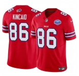 Men's Buffalo Bills #86 Dalton Kincaid Red 2025 F.U.S.E. With Farewell Patch Vapor Untouchable Limited Football Stitched Jersey