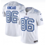 Men's Buffalo Bills #86 Dalton Kincaid White 2025 F.U.S.E. “Rivalries” Vapor Limited Football Stitched Jersey