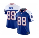 Men's Buffalo Bills #88 Dawson Knox Blue White 2023 F.U.S.E. Throwback Vapor Untouchable Limited Football Stitched Jersey