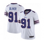 Men's Buffalo Bills #91 Ed Oliver White Vapor Untouchable Limited Player Football Jersey