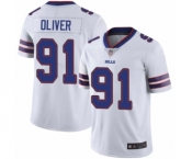 Men's Buffalo Bills #91 Ed Oliver White Vapor Untouchable Limited Player Football Jersey