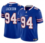 Men's Buffalo Bills #94 Landon Jackson Blue 2025 Draft F.U.S.E. Vapor Untouchable Limited Football Stitched Jersey