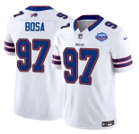 Men's Buffalo Bills #97 Joey Bosa White 2025 F.U.S.E. With Farewell Patch Vapor Untouchable Limited Football Stitched Jersey