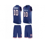 Men's Nike Buffalo Bills #10 Robert Woods Limited Royal Blue Tank Top Suit NFL Jersey