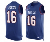 Men's Nike Buffalo Bills #16 Robert Foster Limited Royal Blue Player Name & Number Tank Top NFL Jersey