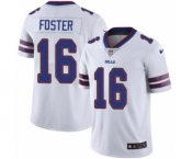 Men's Nike Buffalo Bills #16 Robert Foster White Vapor Untouchable Limited Player NFL Jersey