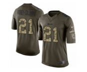Men's Nike Buffalo Bills #21 Nickell Robey-Coleman Limited Green Salute to Service NFL Jersey