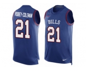 Men's Nike Buffalo Bills #21 Nickell Robey-Coleman Limited Royal Blue Player Name & Number Tank Top NFL Jersey