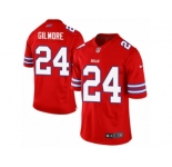 Men's Nike Buffalo Bills #24 Stephon Gilmore Limited Red Rush NFL Jersey