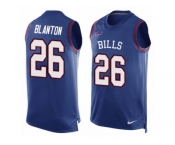 Men's Nike Buffalo Bills #26 Robert Blanton Limited Royal Blue Player Name & Number Tank Top NFL Jersey