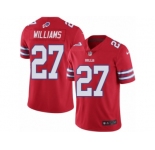 Men's Nike Buffalo Bills #27 Duke Williams Limited Red Rush NFL Jersey