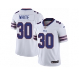 Men's Nike Buffalo Bills #30 Corey White Vapor Untouchable Limited White NFL Jersey
