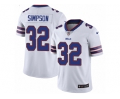 Men's Nike Buffalo Bills #32 O. J. Simpson Vapor Untouchable Limited White NFL Jersey