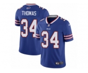 Men's Nike Buffalo Bills #34 Thurman Thomas Vapor Untouchable Limited Royal Blue Team Color NFL Jersey