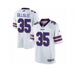 Men's Nike Buffalo Bills #35 Mike Gillislee Limited White NFL Jersey