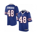 Men's Nike Buffalo Bills #48 Glenn Gronkowski Limited Royal Blue Team Color NFL Jersey