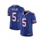 Men's Nike Buffalo Bills #5 Tyrod Taylor Vapor Untouchable Limited Royal Blue Team Color NFL Jersey