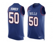 Men's Nike Buffalo Bills #50 Ramon Humber Limited Royal Blue Player Name & Number Tank Top NFL Jersey