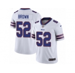 Men's Nike Buffalo Bills #52 Preston Brown Vapor Untouchable Limited White NFL Jersey
