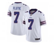 Men's Nike Buffalo Bills #7 Doug Flutie Vapor Untouchable Limited White NFL Jersey