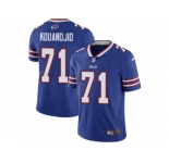 Men's Nike Buffalo Bills #71 Cyrus Kouandjio Vapor Untouchable Limited Royal Blue Team Color NFL Jersey