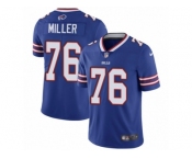 Men's Nike Buffalo Bills #76 John Miller Vapor Untouchable Limited Royal Blue Team Color NFL Jersey