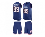 Men's Nike Buffalo Bills #89 Chris Gragg Limited Royal Blue Tank Top Suit NFL Jersey
