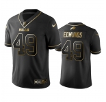 Nike Bills #49 Tremaine Edmunds Black Golden Limited Edition Stitched NFL Jersey