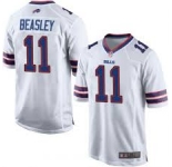Nike Buffalo Bills #11Beasley  White Men Stitched NFL Vapor Untouchable Limited Jersey