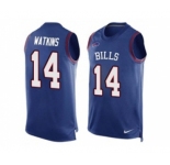 Nike Buffalo Bills #14 Sammy Watkins Royal Blue Team Color Men's Stitched NFL Limited Tank Top Jersey