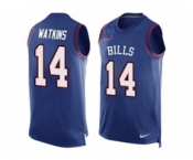 Nike Buffalo Bills #14 Sammy Watkins Royal Blue Team Color Men's Stitched NFL Limited Tank Top Jersey