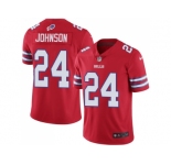 Nike Buffalo Bills #24 Taron Johnson Red Men Stitched NFL Limited Rush Jersey
