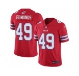 Nike Buffalo Bills #49 Tremaine Edmunds Red Men Stitched NFL Limited Rush Jersey