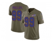 Nike Buffalo Bills #99 Harrison Phillips Olive Men Stitched NFL Limited 2017 Salute To Service Jersey