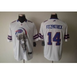 nike nfl jerseys buffalo bills #14 ryan fitzpatrick white[helmet tri-blend limited]