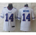 nike nfl jerseys buffalo bills #14 watkins white[nike limited][watkins]