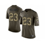 nike nfl jerseys buffalo bills #23 williams army green[nike Limited Salute To Service]