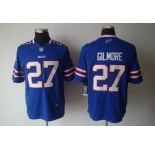 nike nfl jerseys buffalo bills #27 gilmore blue[nike limited]