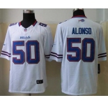 nike nfl jerseys buffalo bills #50 alonso white[nike limited][alonso]