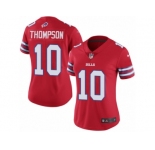 Women Nike Buffalo Bills #10 Deonte Thompson Limited Red Rush Vapor Untouchable NFL Jersey