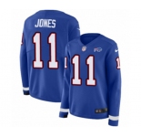 Women Nike Buffalo Bills #11 Zay Jones Limited Royal Blue Therma Long Sleeve NFL Jersey